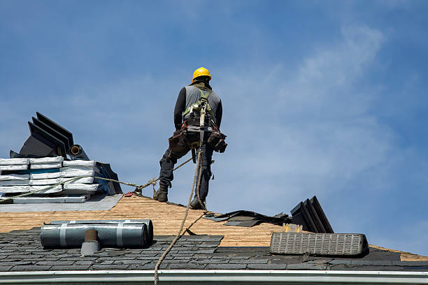 Professional Roof Replacement technician working in Lyons, TX
